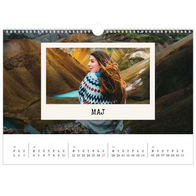 A3 Foto Kalender — Portrætudgaven [kalender forside]