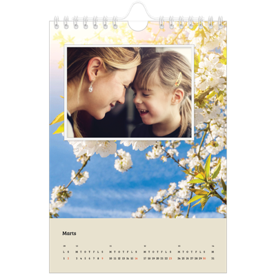 A5 Foto Kalender — Fire årstider [Marts]