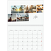 Fotokalender A4 dobbelt (30 x 40 cm) — Byferie (hvid) [April]
