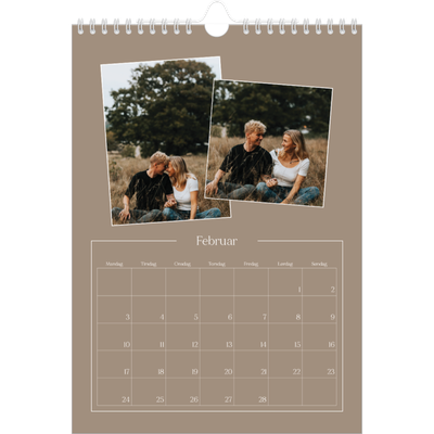 Fotokalender A4 (20 x 30 cm) — Vores minder [Februar]