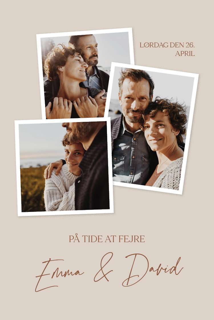 Invitationer — Scrapbook