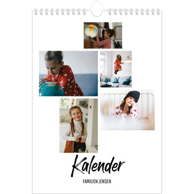 Fotokalender A4 (20 x 30 cm) — Bogen om mig [kalender forside]
