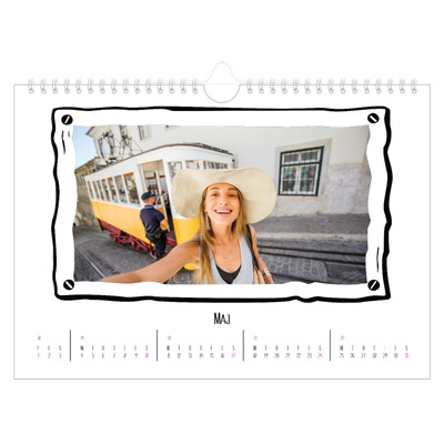 Fotokalender A4 — Albums øjeblik [kalender forside]