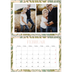 Fotokalender A4 dobbelt (30 x 40 cm) — Blomstret tapet [Februar]