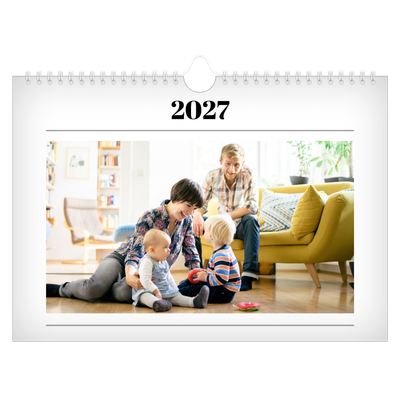 Fotokalender A4 — Avisstil [kalender forside]