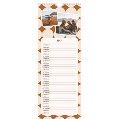 Køkkenkalender  — Retro mønstre [kalender forside]