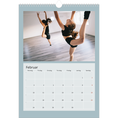 Årskalender A3 — Neo Scandi [Februar]