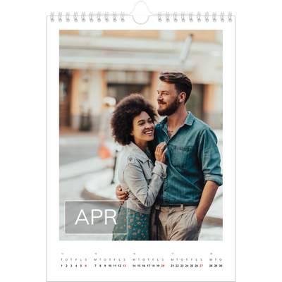 Fotokalender A4 (20 x 30 cm) — Stor dato [April]