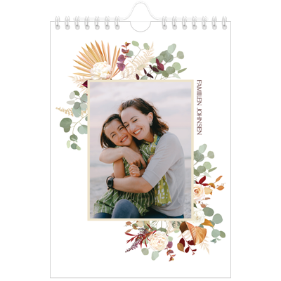 A5 Foto Kalender — Bohemsk stil [kalender forside]