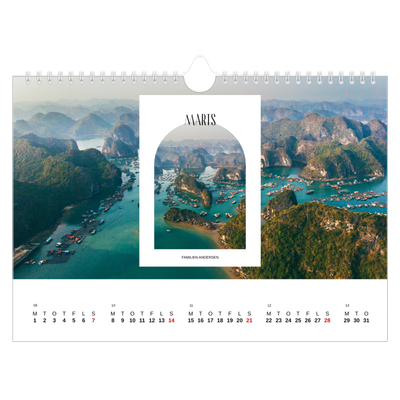 Fotokalender A4 — Den åbne bue [Marts]