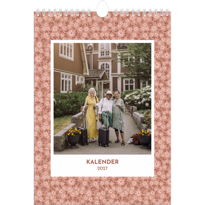 Fotokalender A4 (20 x 30 cm) — Fuld blomstring [kalender forside]