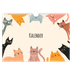Fotokalender A4 — Kattepoter og kruseduller [kalender forside]