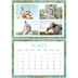 Fotokalender A4 dobbelt (30 x 40 cm) — Blomstret tapet [Marts]