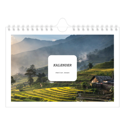 A5 Foto Kalender — Den fulle historie [kalender forside]
