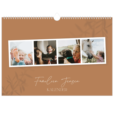 A3 Foto Kalender — Nede på jorden [kalender forside]