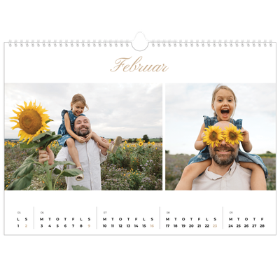 A3 Foto Kalender — Fotolister [Februar]