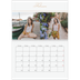 Fotokalender A4 dobbelt (30 x 40 cm) — Elegant guld [Februar]
