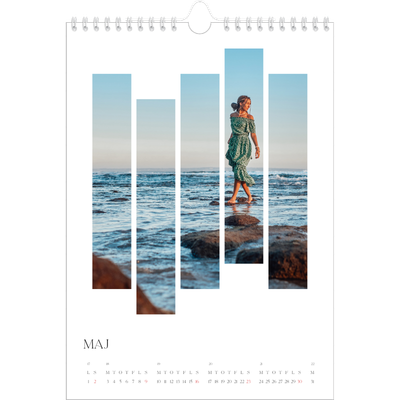 Fotokalender A4 (20 x 30 cm) — Rejsemosaikker [Maj]