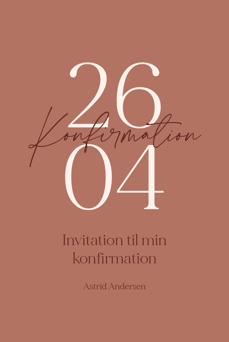 Invitationer — Moderne og jordnær