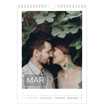 Fotokalender A4 (20 x 30 cm) — Stor dato [Marts]