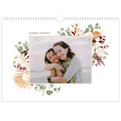 A3 Foto Kalender — Bohemsk stil [kalender forside]