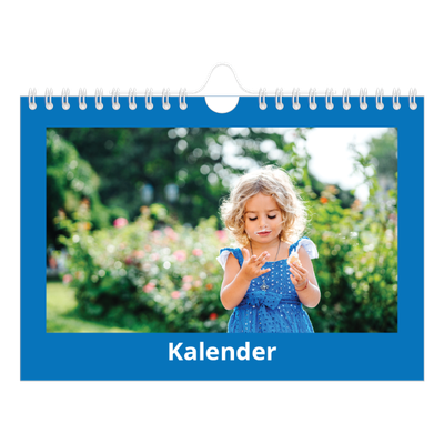 A5 Foto Kalender — Stilrene farver [kalender forside]