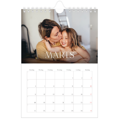 A5 Foto Kalender — Tolv store måneder [Marts]