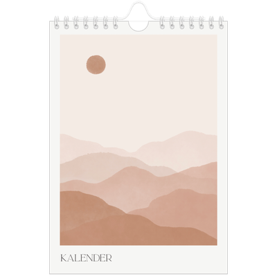 A5 Foto Kalender — Velvære citater [kalender forside]