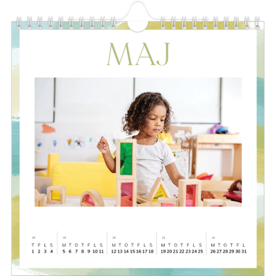 Årskalender kvadratisk — Pensleffekt [kalender forside]