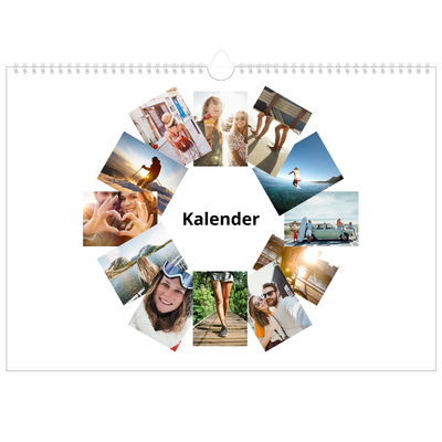 A3 Foto Kalender — Billedgitter [kalender forside]