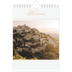A5 Foto Kalender — Elegant guld [kalender forside]