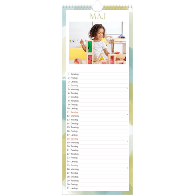 Køkkenkalender  — Pensleffekt [kalender forside]