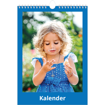 Fotokalender A4 (20 x 30 cm) — Stilrene farver [kalender forside]