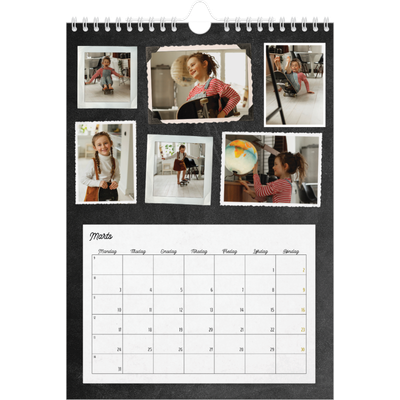 Fotokalender A4 (20 x 30 cm) — Vintage [Marts]