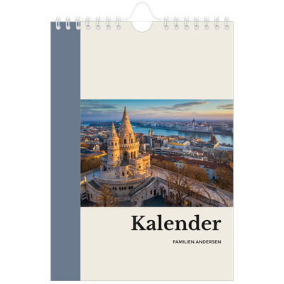 A5 Foto Kalender — Verdens seværdigheder [kalender forside]