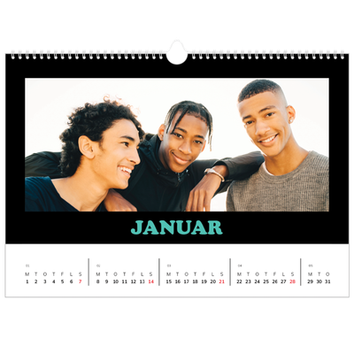 Fotokalender A4 — Sjov type [Februar]