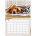 Fotokalender A4 dobbelt (30 x 40 cm) — Classic Gold [Januar]
