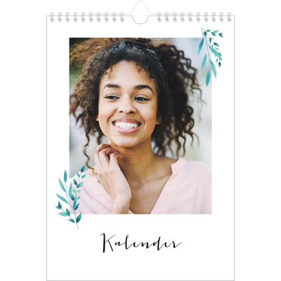 Fotokalender A4 (20 x 30 cm) — Blomsterillustrationer [kalender forside]