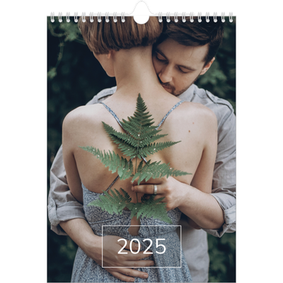 Fotokalender A4 (20 x 30 cm) — Stor dato [kalender forside]