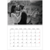 Fotokalender A4 dobbelt (30 x 40 cm) — Elegant skrift [April]