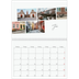 Fotokalender A4 dobbelt (30 x 40 cm) — Byferie (hvid) [Januar]