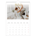 Fotokalender A4 (20 x 30 cm) — Guld stor skrift [kalender forside]