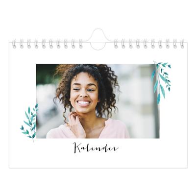 A5 Foto Kalender — Blomsterillustrationer [kalender forside]