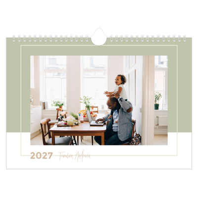 Fotokalender A4 — Jordiske rammer [kalender forside]