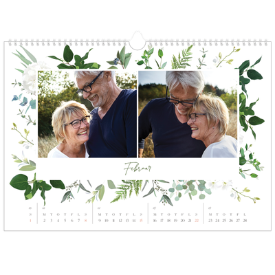 A3 Foto Kalender — Klassiske blomster [Februar]