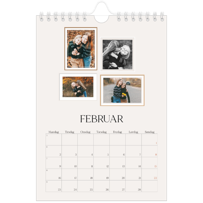 A5 Foto Kalender — Billedvæg [Februar]