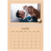 Fotokalender A4 dobbelt (30 x 40 cm) — legesyg killing [Marts]