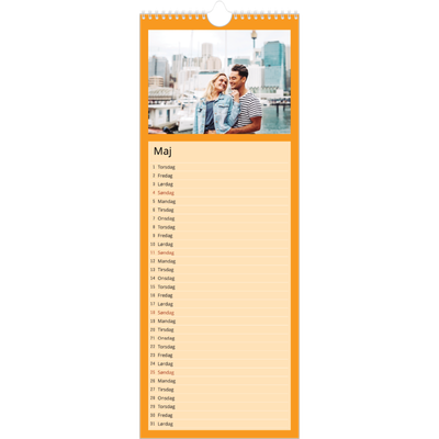 Køkkenkalender  — Stilrene farver [kalender forside]