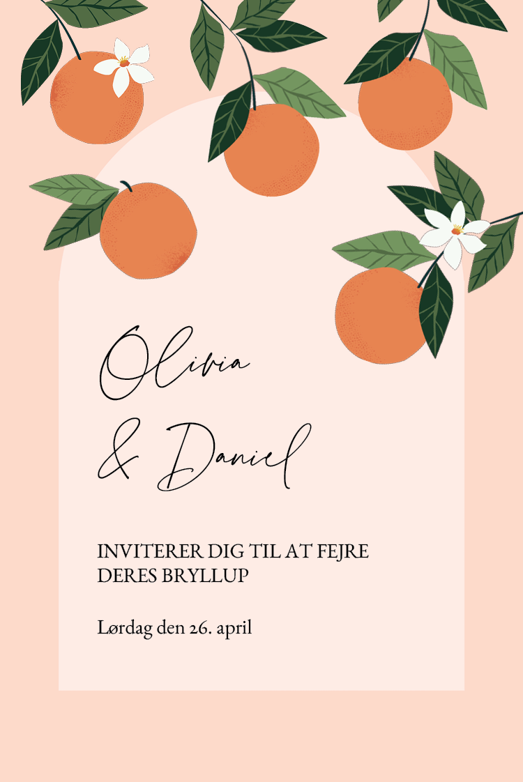 Invitationer — Sitrus-fest