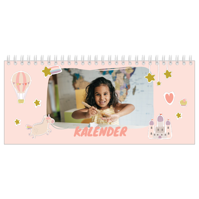 Bordkalendere — Regnbue enhjørning [kalender forside]
